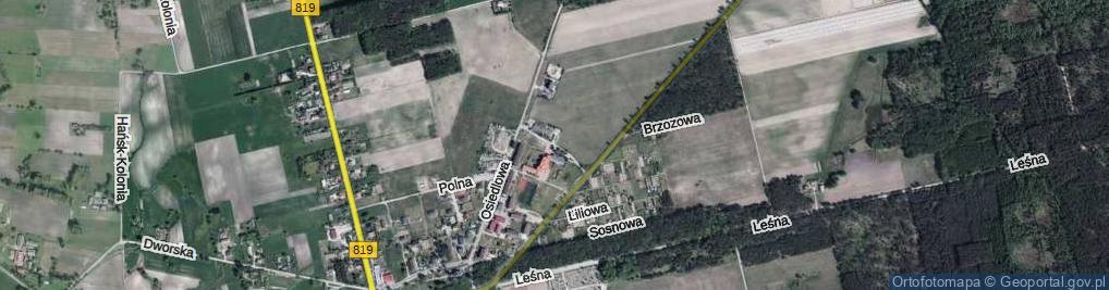 Zdjęcie satelitarne Szkolna ul.